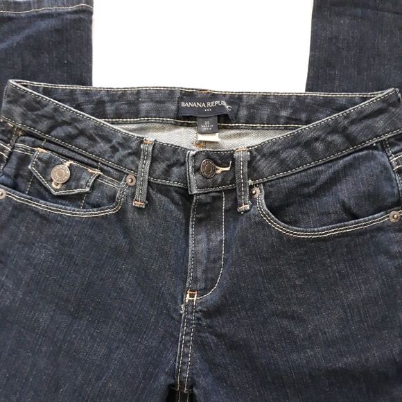 20 Banana Republic jeans womens Sz 2S blue - Picture 2 of 5